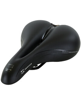 SERFAS Serfas Men's E-Gel Dual Density Cut-Out Saddle - Vinyl