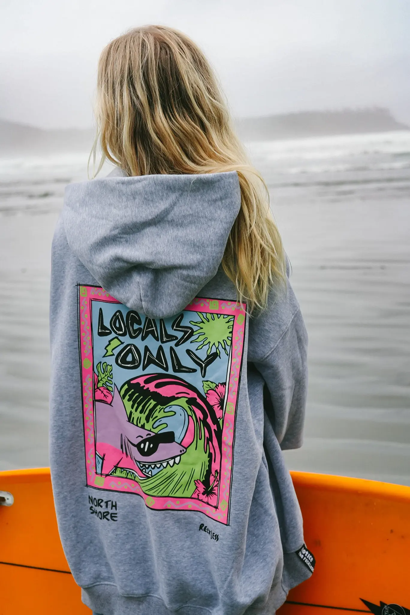 Notice The Reckless. Notice the Reckless Women's Locals Only Drop Hoodie