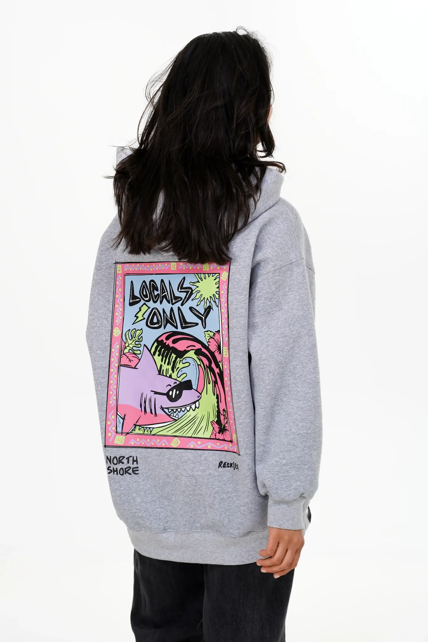 Notice The Reckless. Notice the Reckless Women's Locals Only Drop Hoodie