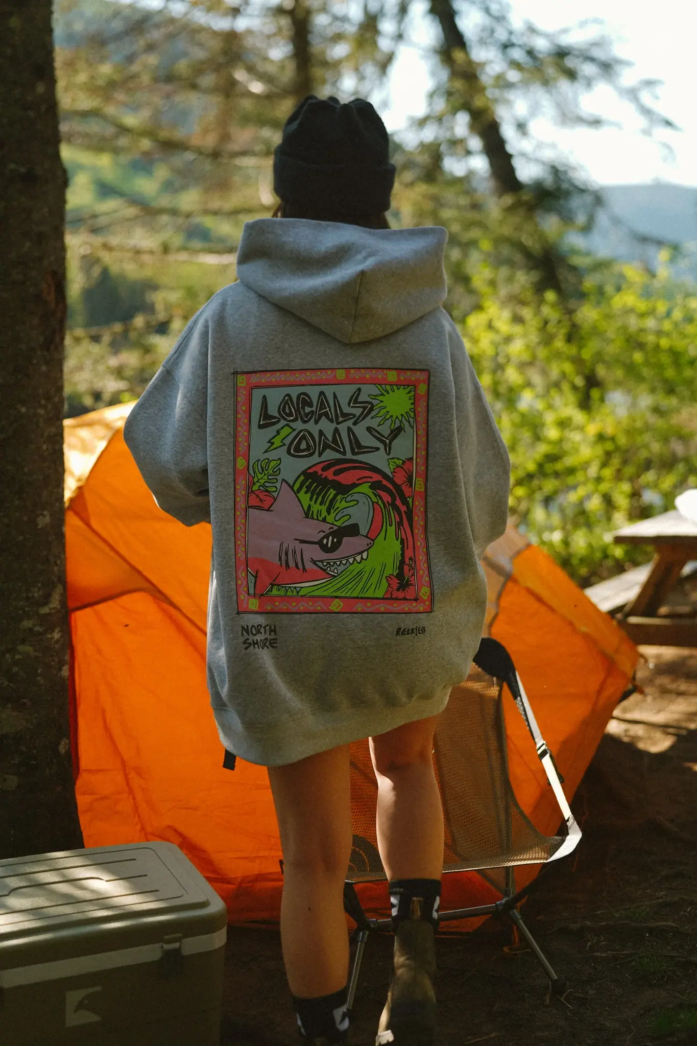 Notice The Reckless. Notice the Reckless Women's Locals Only Drop Hoodie