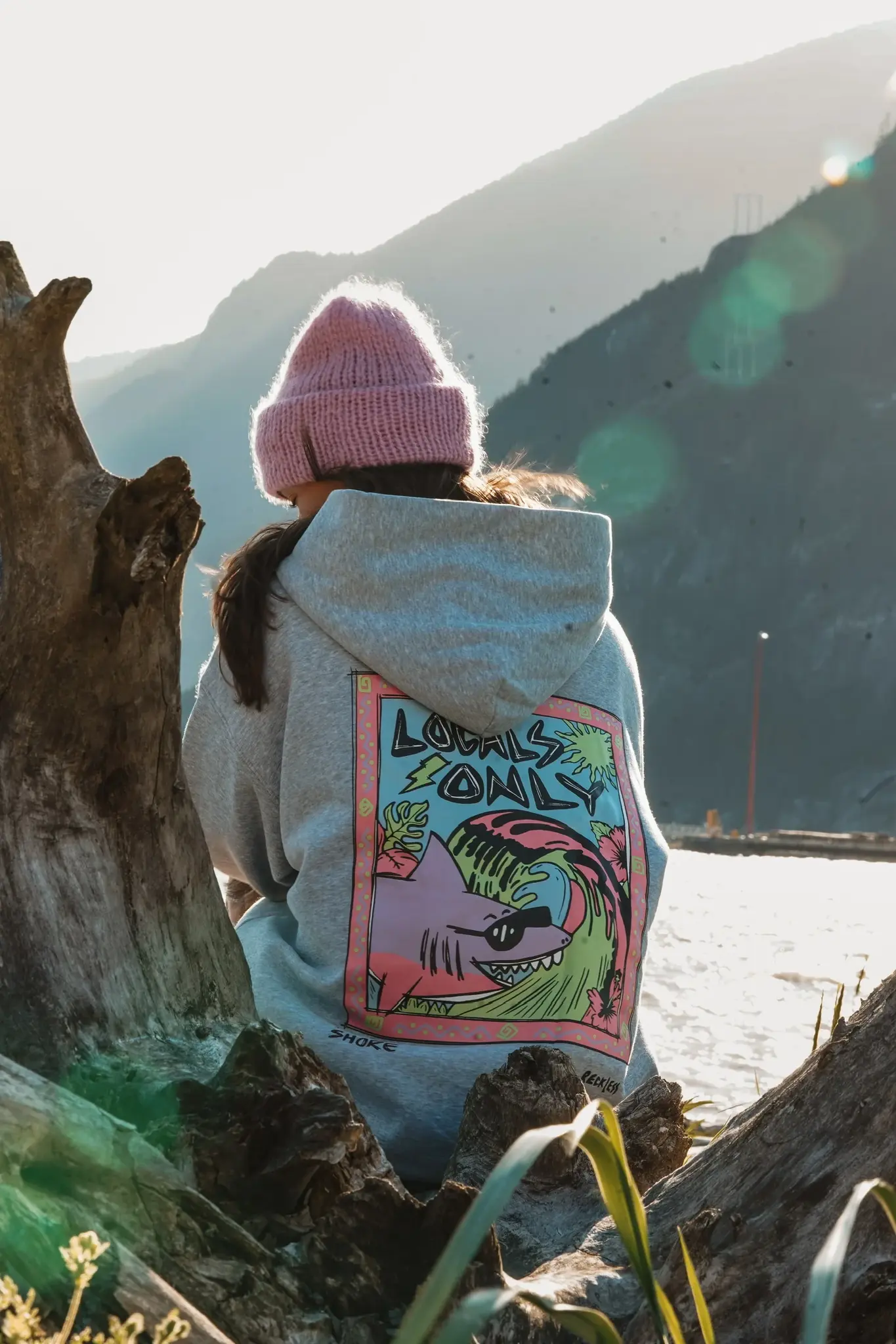Notice The Reckless. Notice the Reckless Women's Locals Only Drop Hoodie