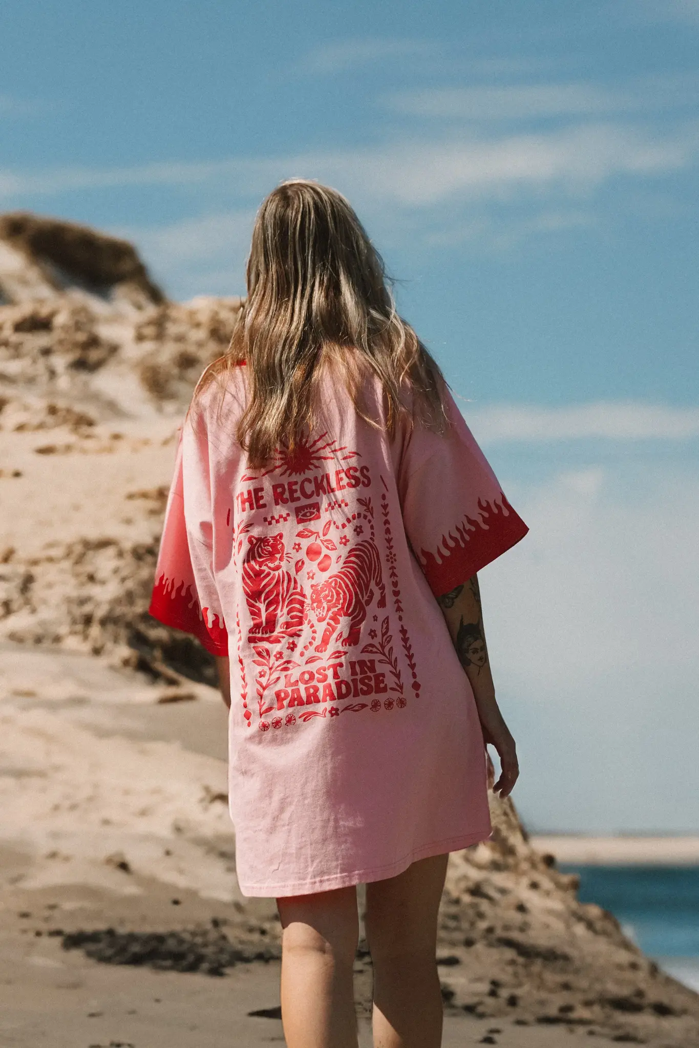 Notice The Reckless. Notice the Reckless Women's Lost in Paradise Tee Dress