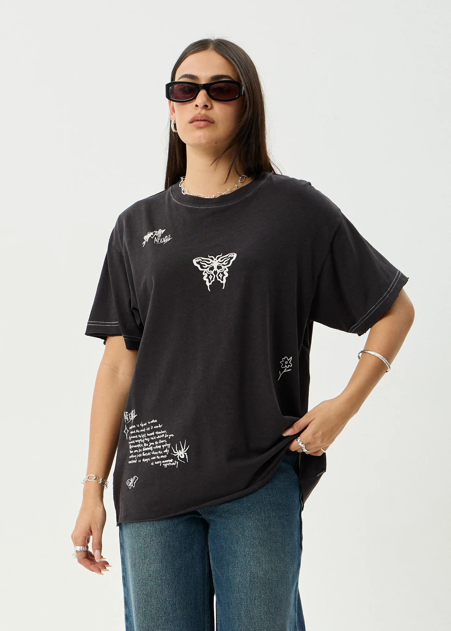 Afends Afends Women's Rise Oversized Tee