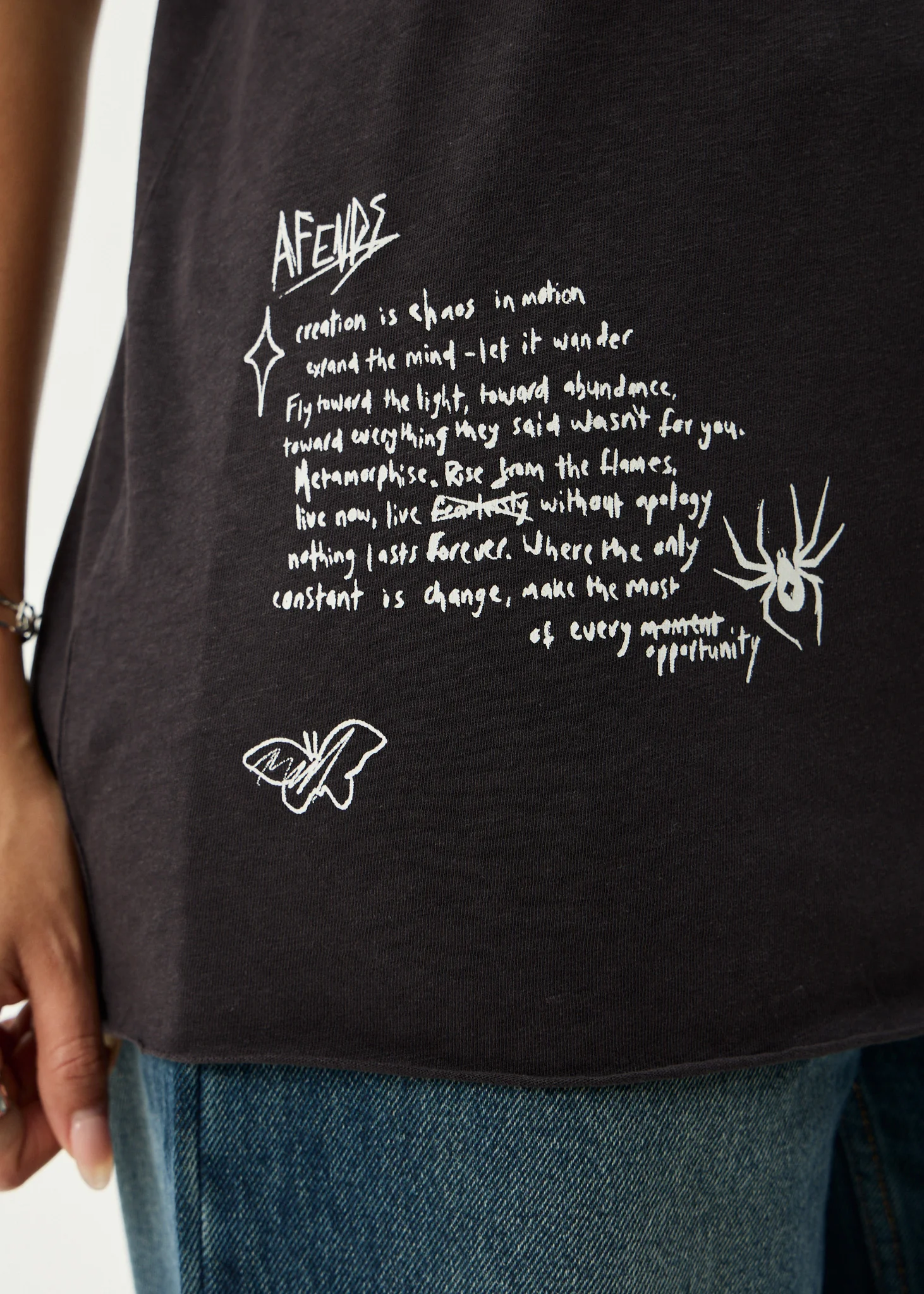 Afends Afends Women's Rise Oversized Tee