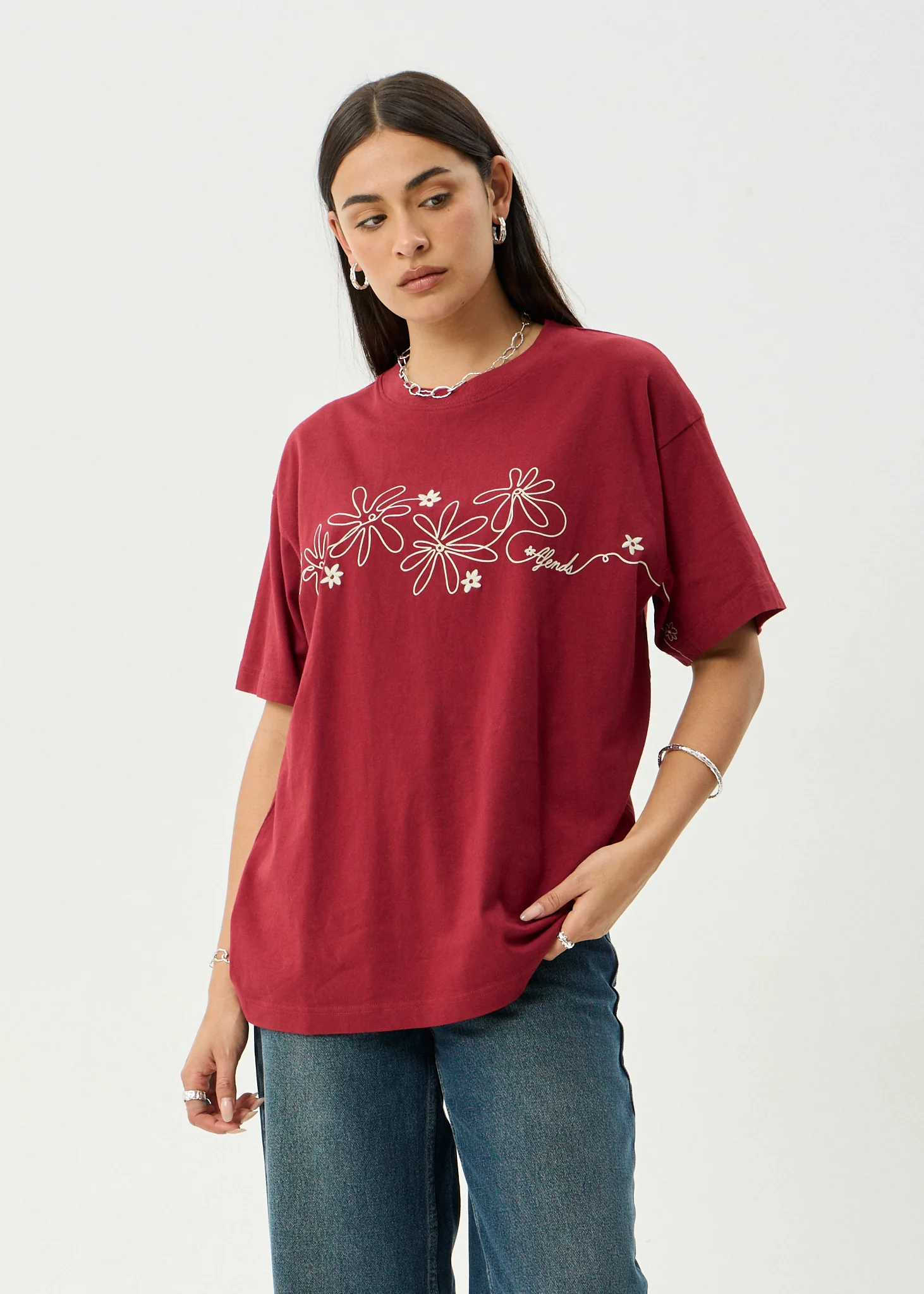 Afends Afends Women's Locket Oversized Tee