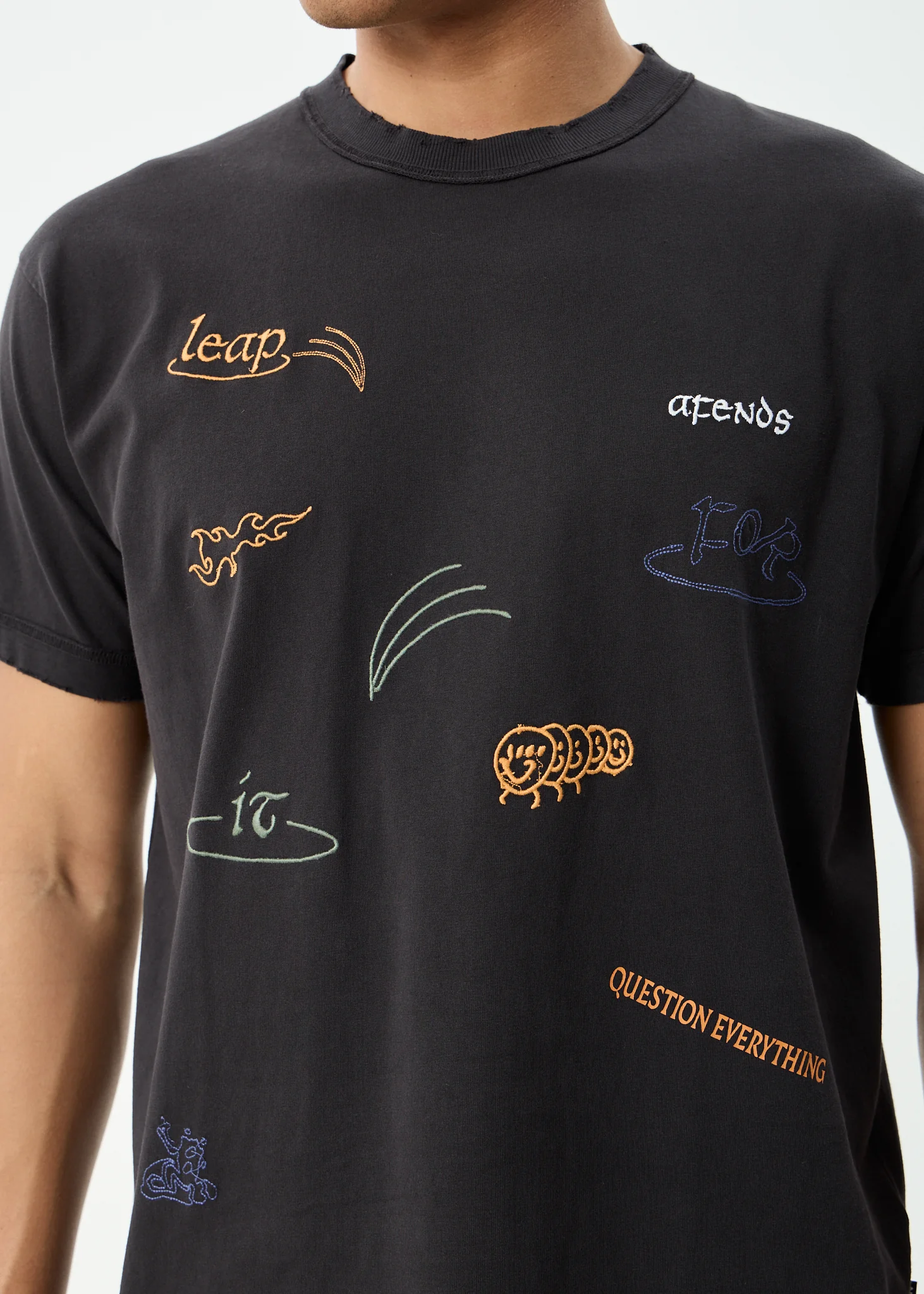 Afends Afends Men's Leap Heavyweight Boxy Tee