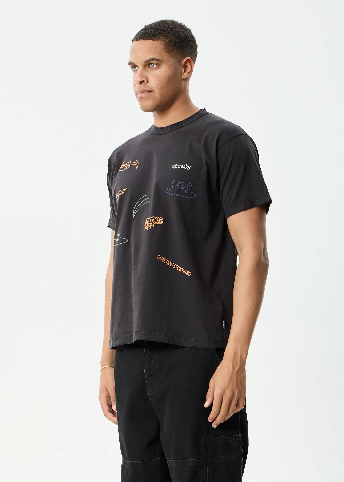 Afends Afends Men's Leap Heavyweight Boxy Tee