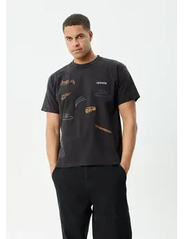 Afends Afends Men's Leap Heavyweight Boxy Tee