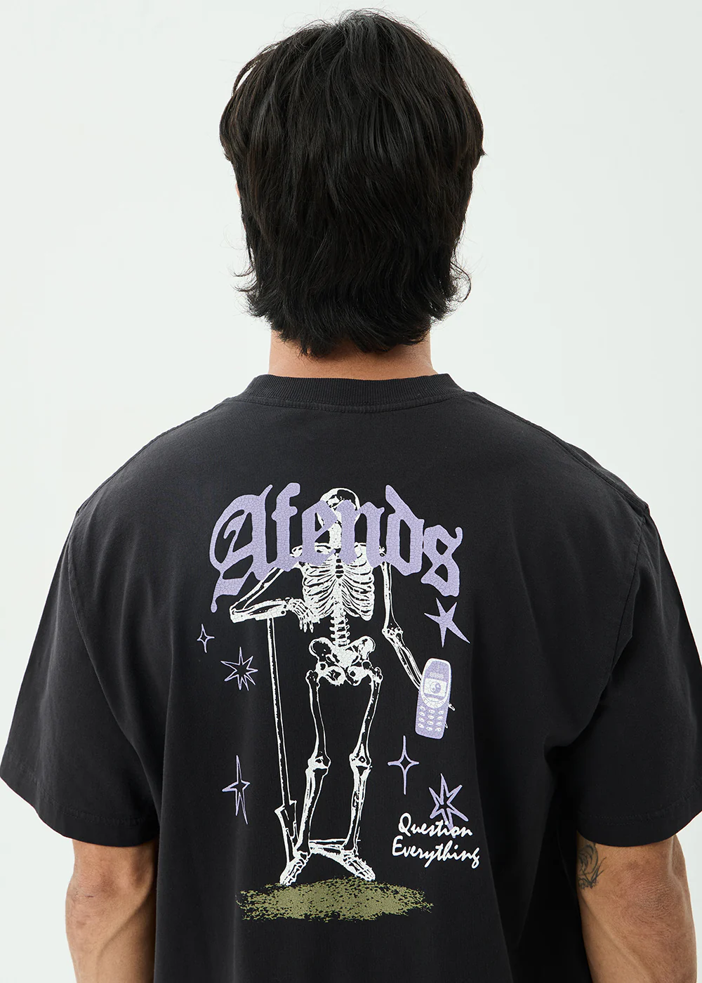 Afends Afends Men's Thirty Three Ten Retro Fit Tee