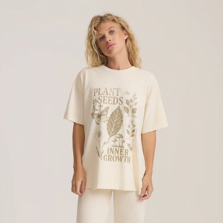 Roark Roark Women's Plant Seeds Oversized Tee