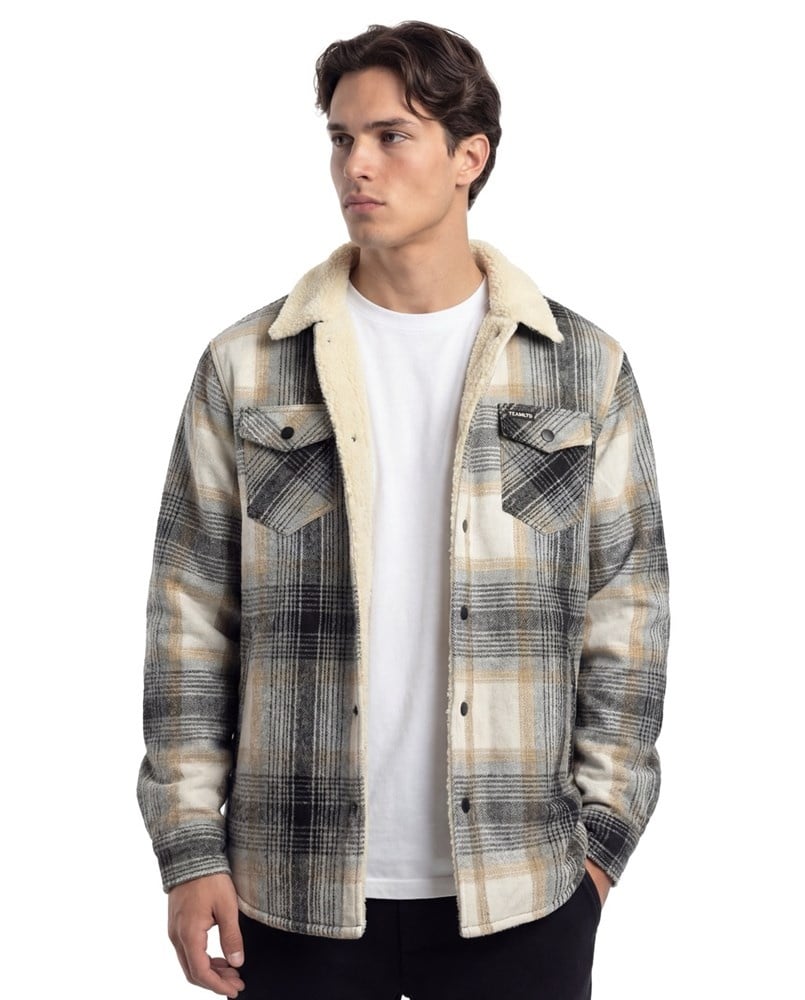 TeamLTD TeamLTD. Men's Plaid Sherpa Jacket