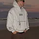 Afends Afends Men's Spiritual Distressed Boxy Hood