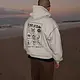 Afends Afends Men's Spiritual Distressed Boxy Hood