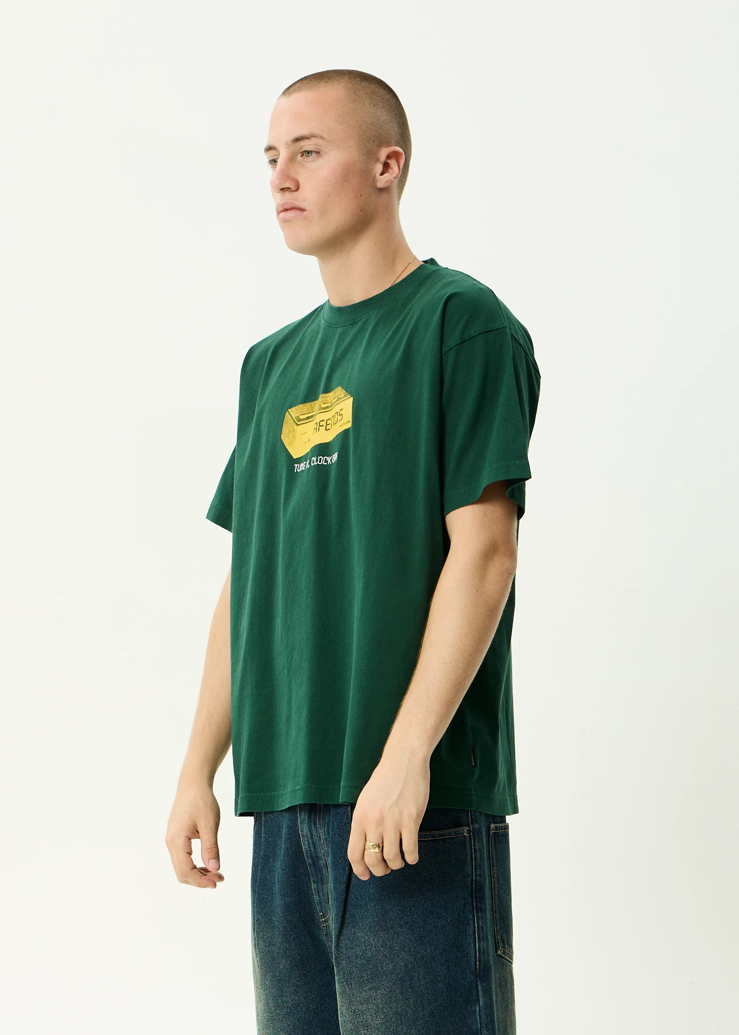 Afends Afends Men's Clock Off Boxy Tee