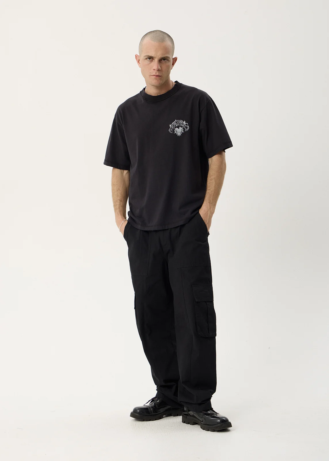 Afends Afends Men's Scorpius Heavyweight Boxy Tee