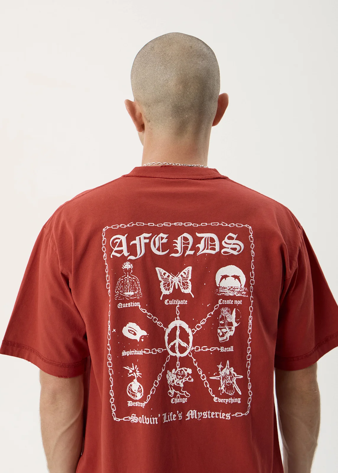 Afends Afends Men's Spiritual Heavyweight Boxy Tee