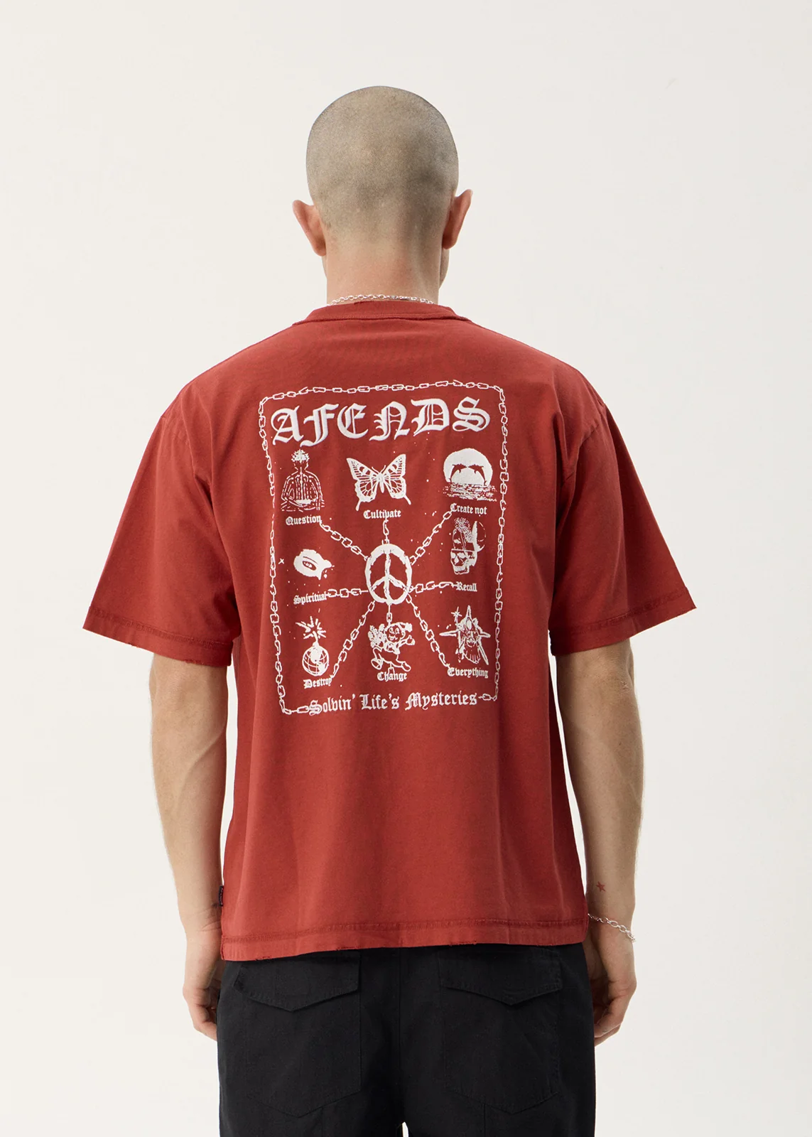 Afends Afends Men's Spiritual Heavyweight Boxy Tee
