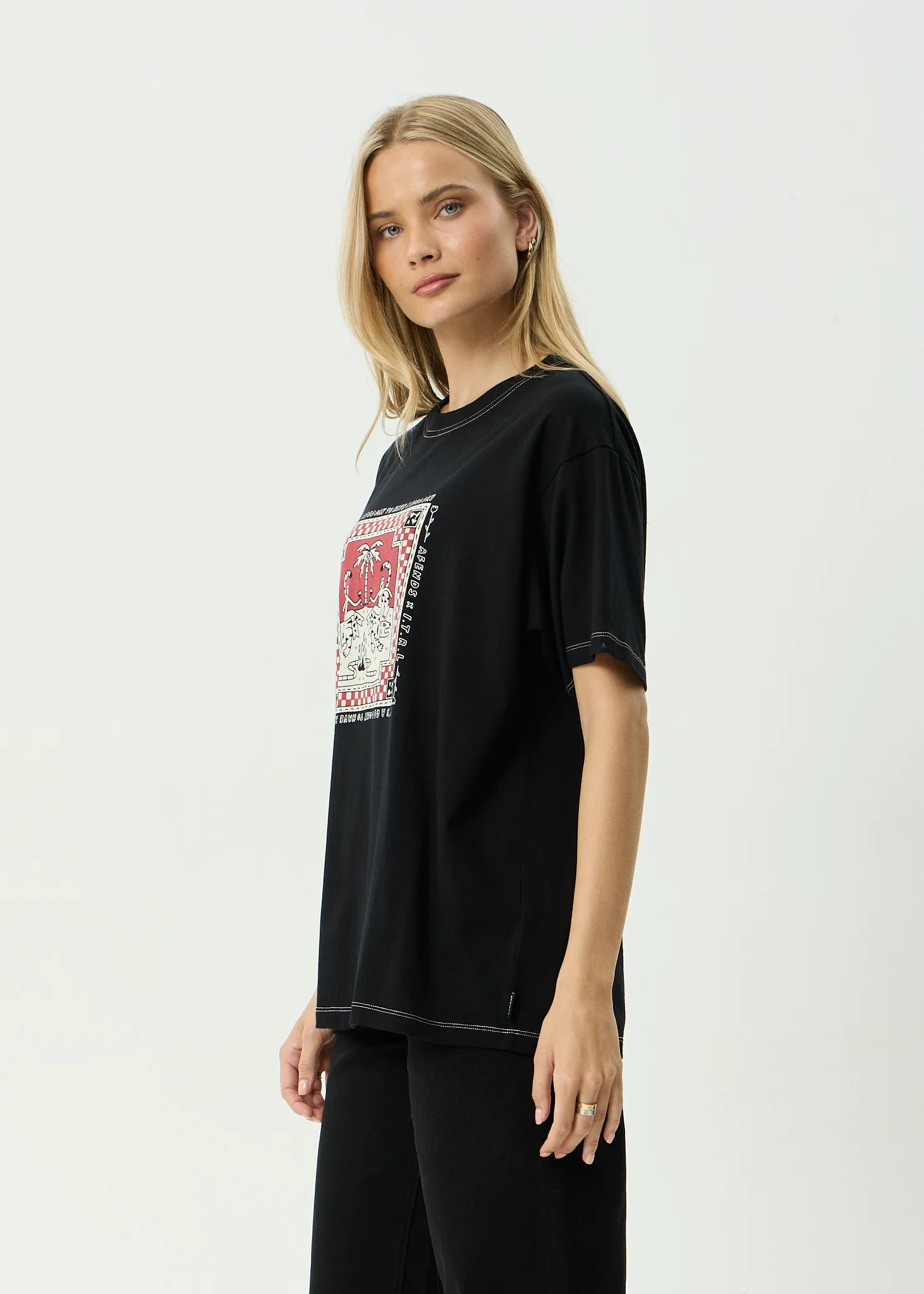 Afends Afends Women's Have A Good Day Oversized Tee