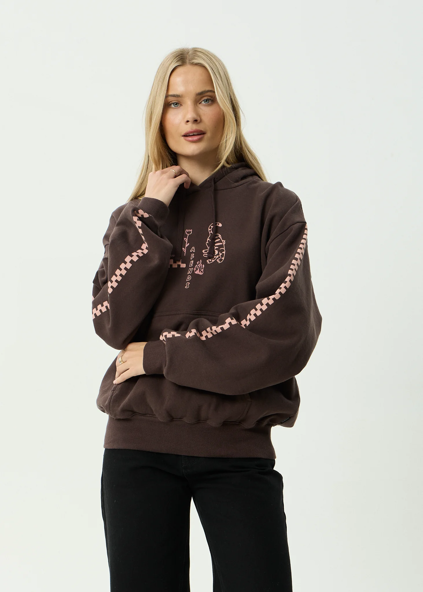 Afends Afends Women's Reality Check Boxy Pull-On Hood