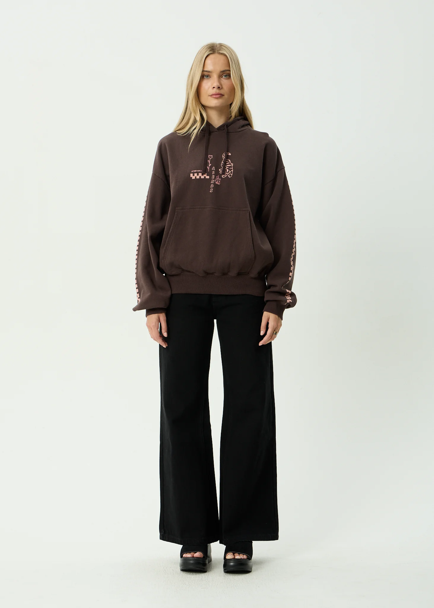 Afends Afends Women's Reality Check Boxy Pull-On Hood