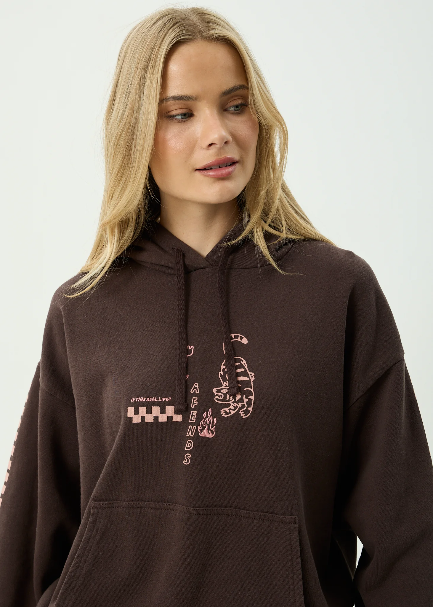 Afends Afends Women's Reality Check Boxy Pull-On Hood