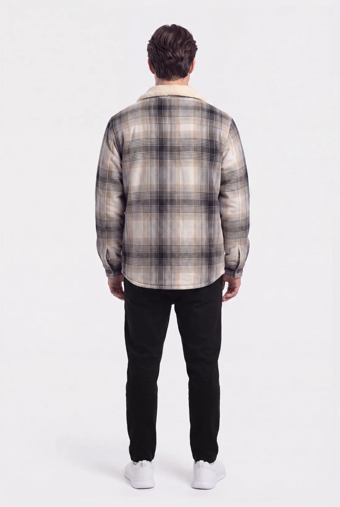 TeamLTD TeamLTD. Men's Plaid Sherpa Jacket