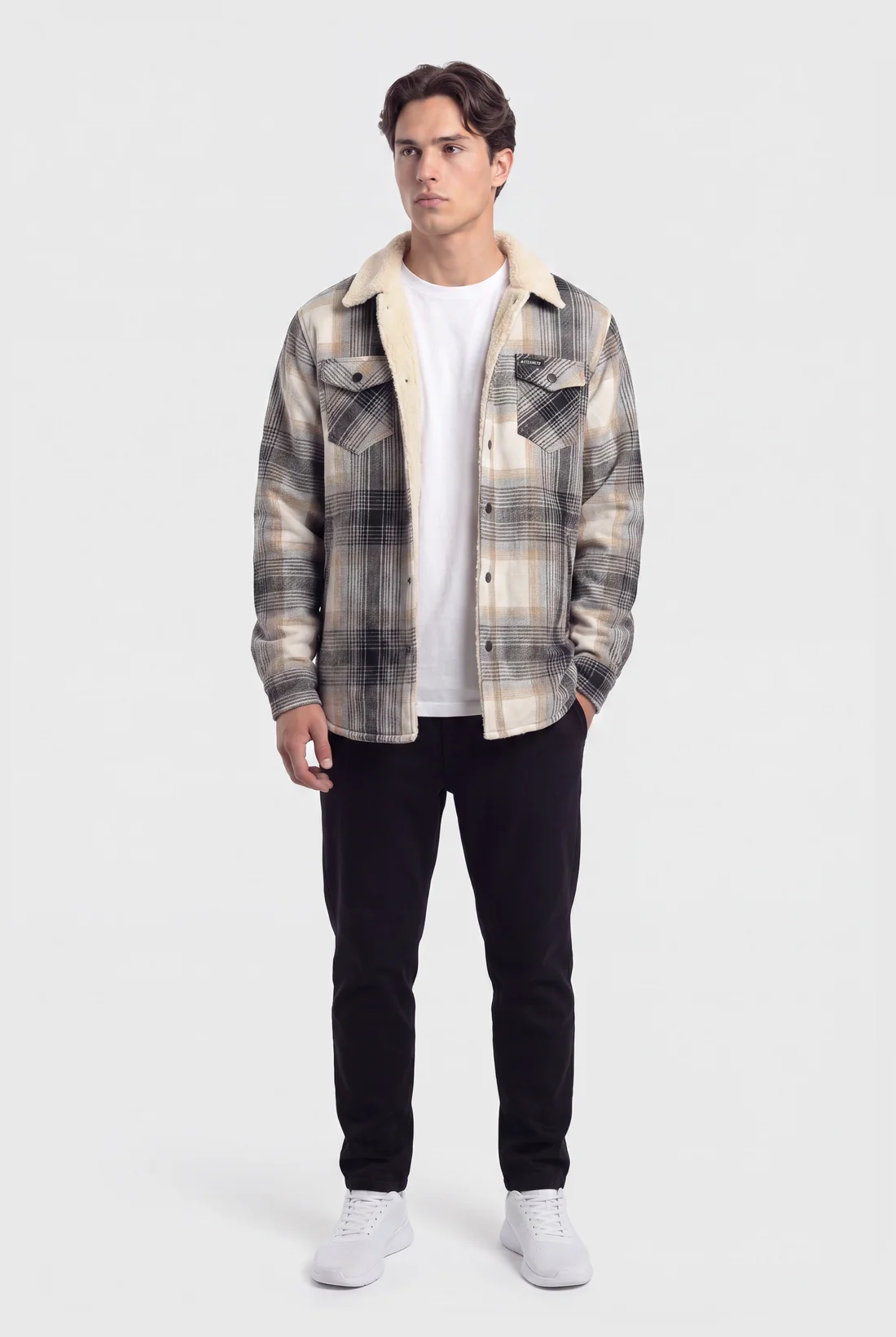 TeamLTD TeamLTD. Men's Plaid Sherpa Jacket