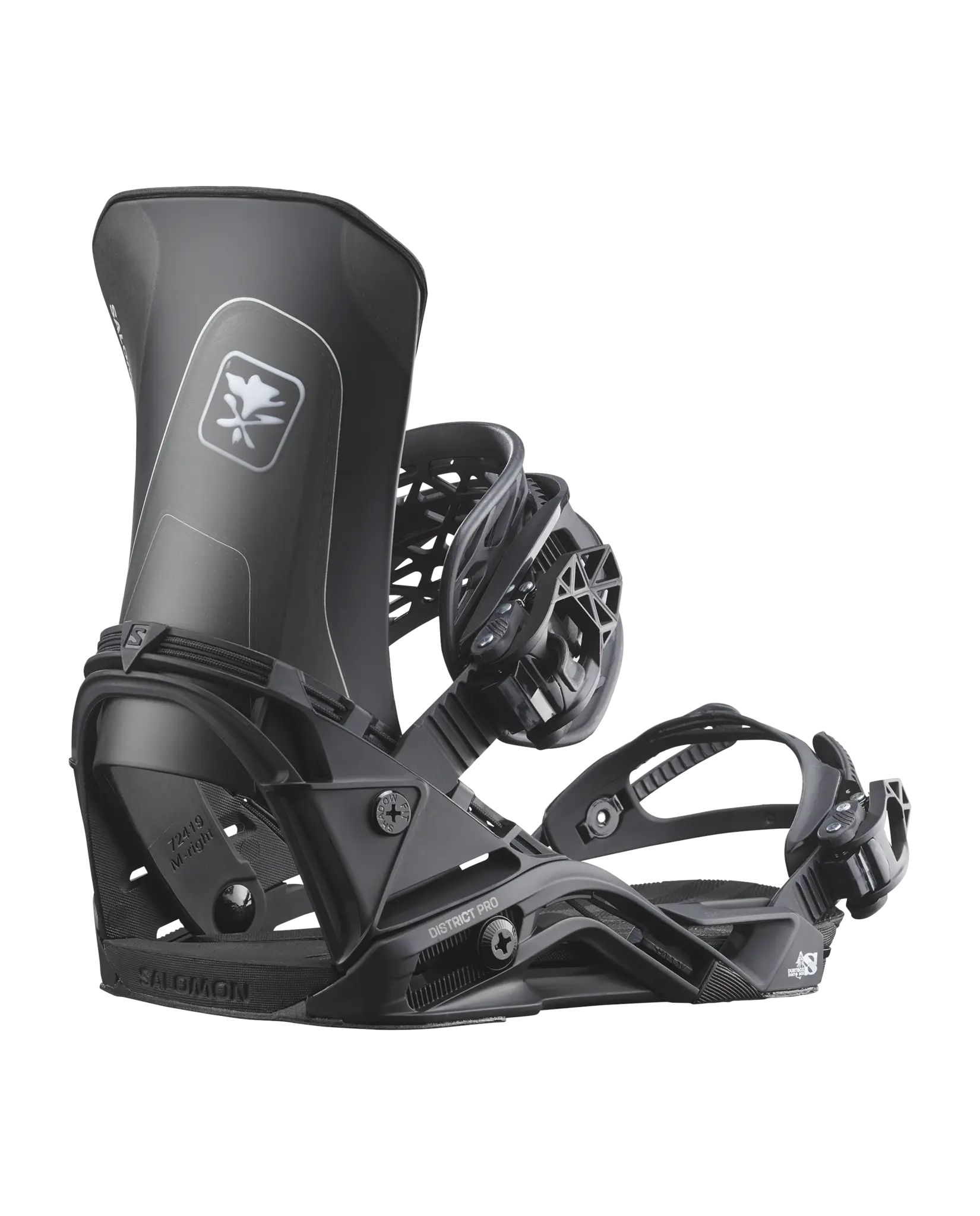 Salomon Snowboard Salomon Unisex District Pro Snowboard Bindings