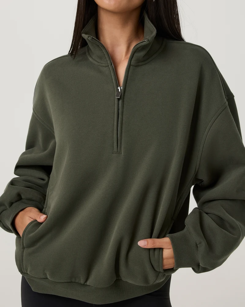 Vuori Vuori Women's Restore Heavyweight Oversized Half Zip