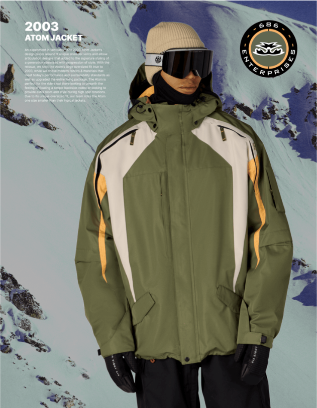 686 686 Men's 2003 Atom Snow Jacket