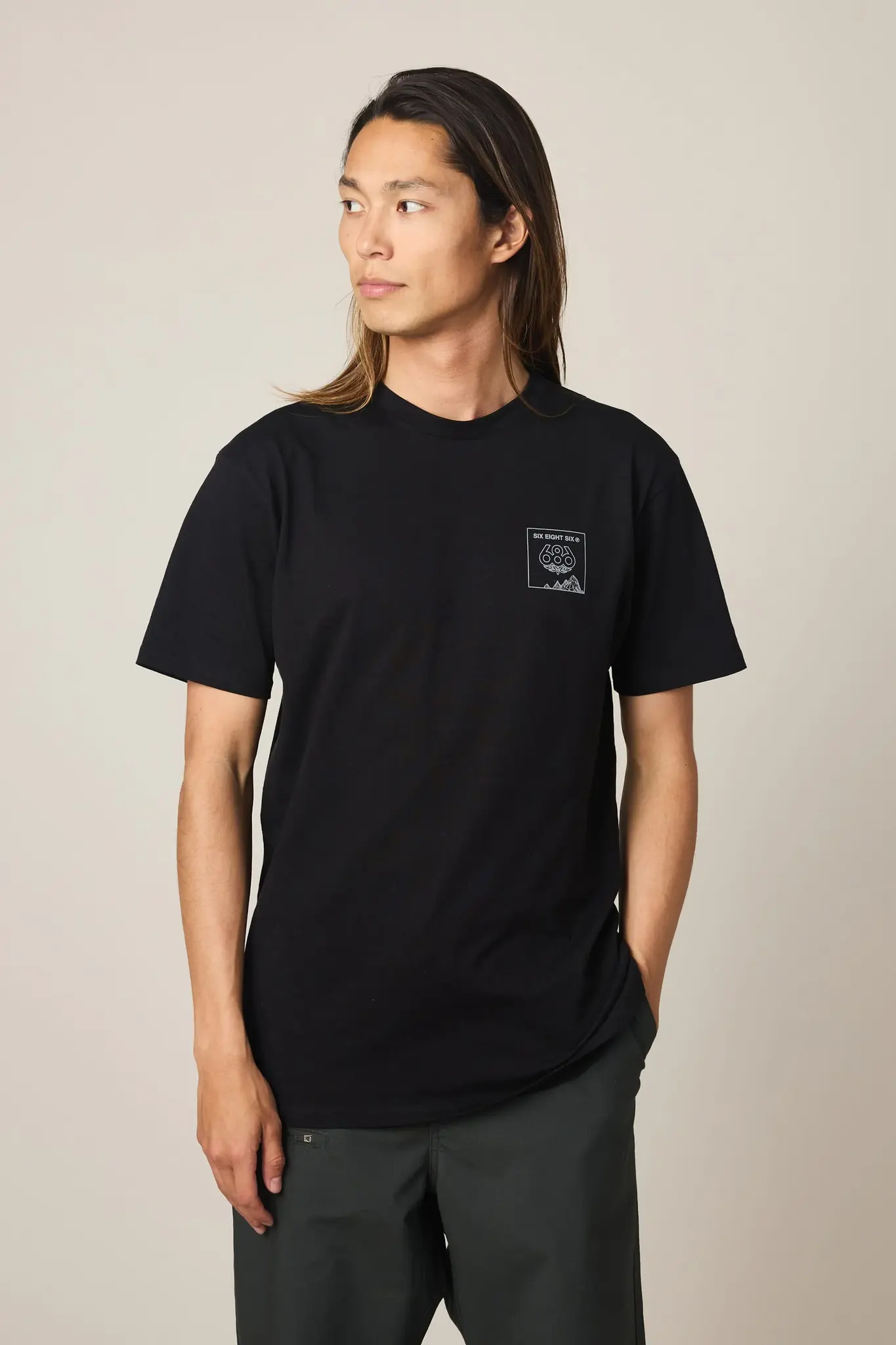 686 686 Men's Cross-Cut Authentic Shortsleeve Tee