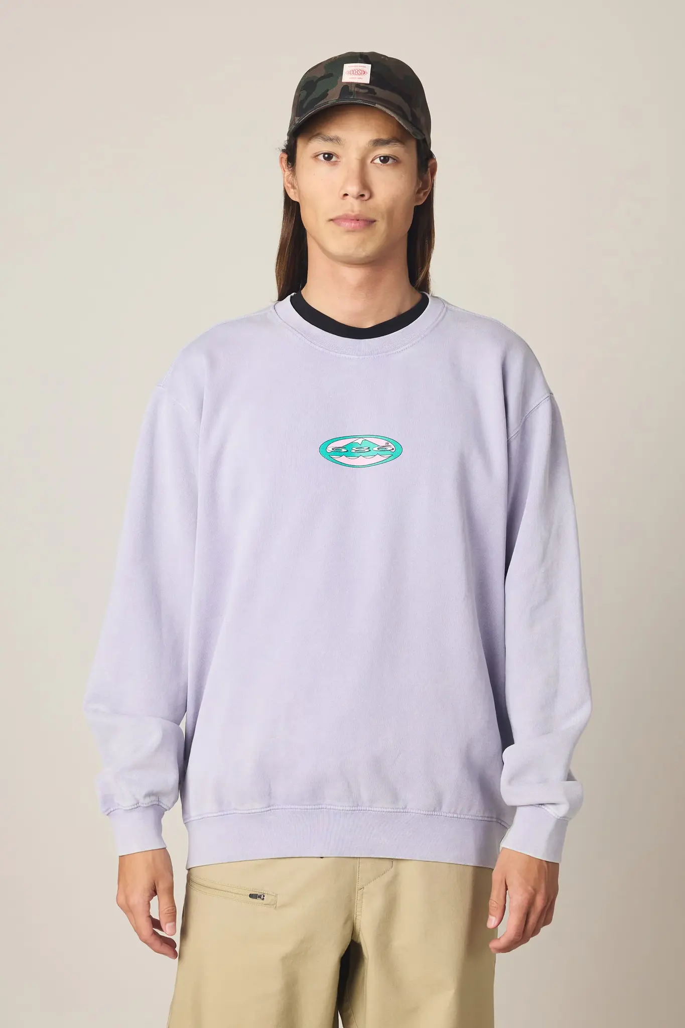 686 686 Men's Mixed Relaxed Longsleeve Crewneck