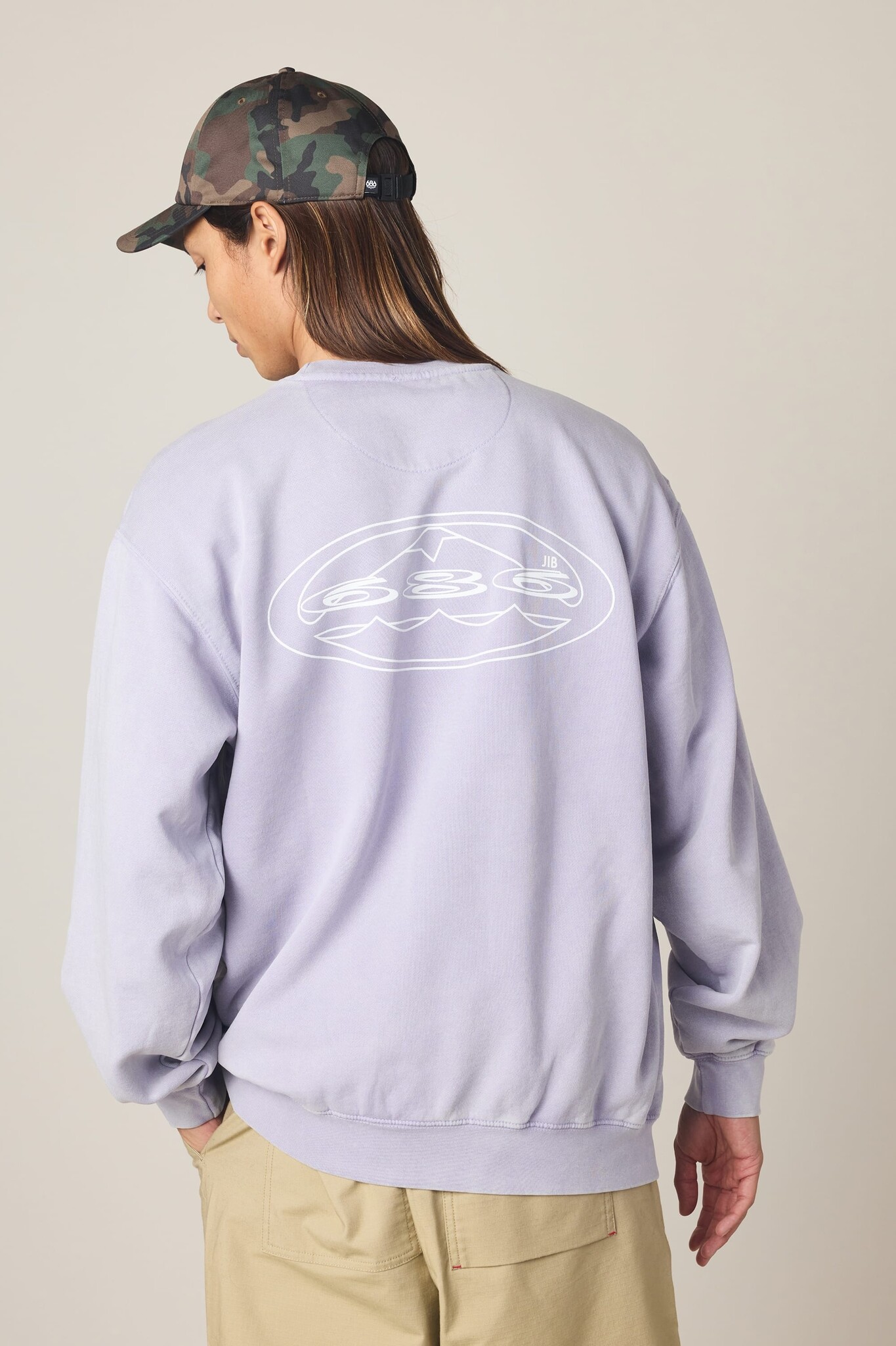 686 686 Men's Mixed Relaxed Longsleeve Crewneck