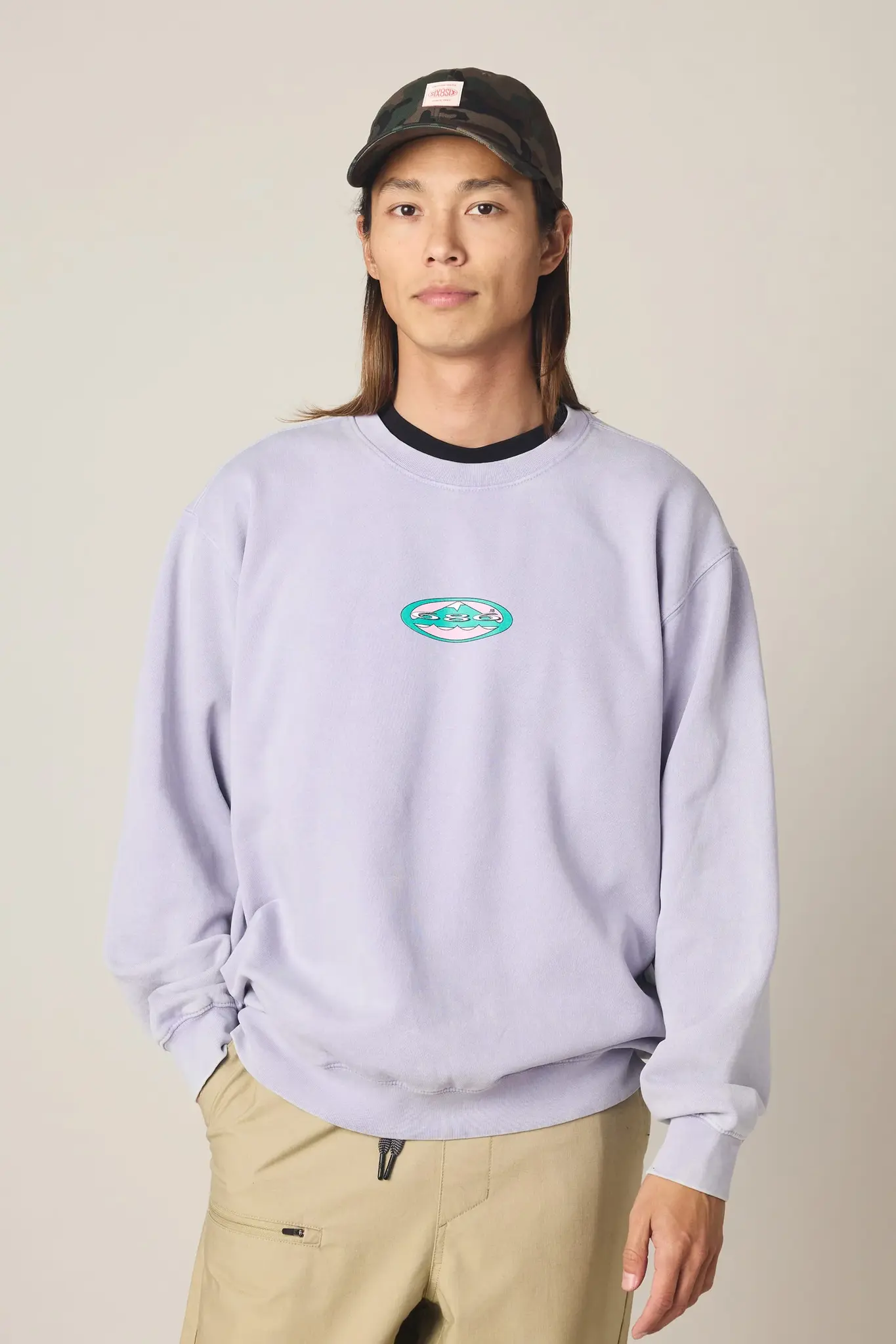 686 686 Men's Mixed Relaxed Longsleeve Crewneck