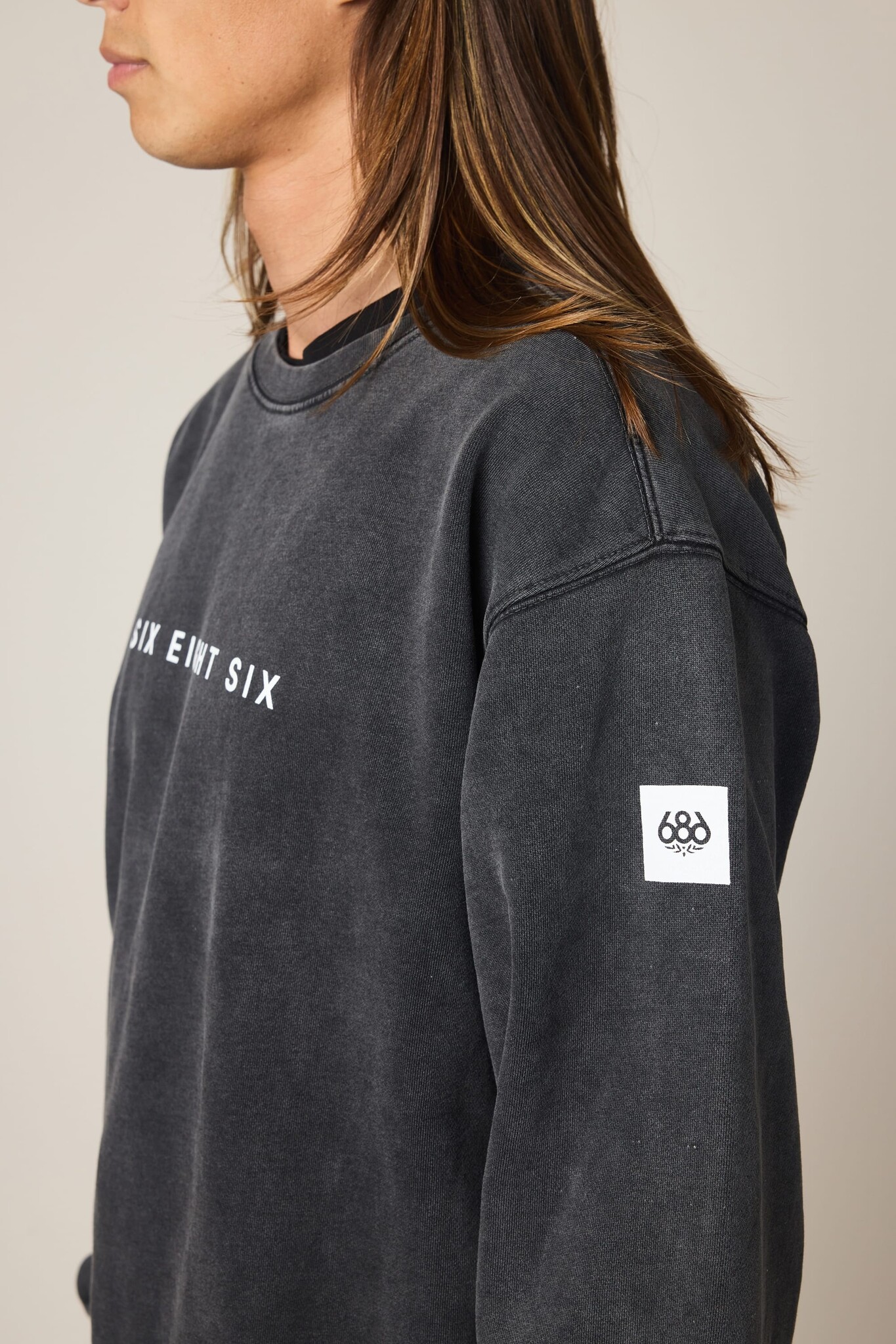 686 686 Men's Mixed Relaxed Longsleeve Crewneck