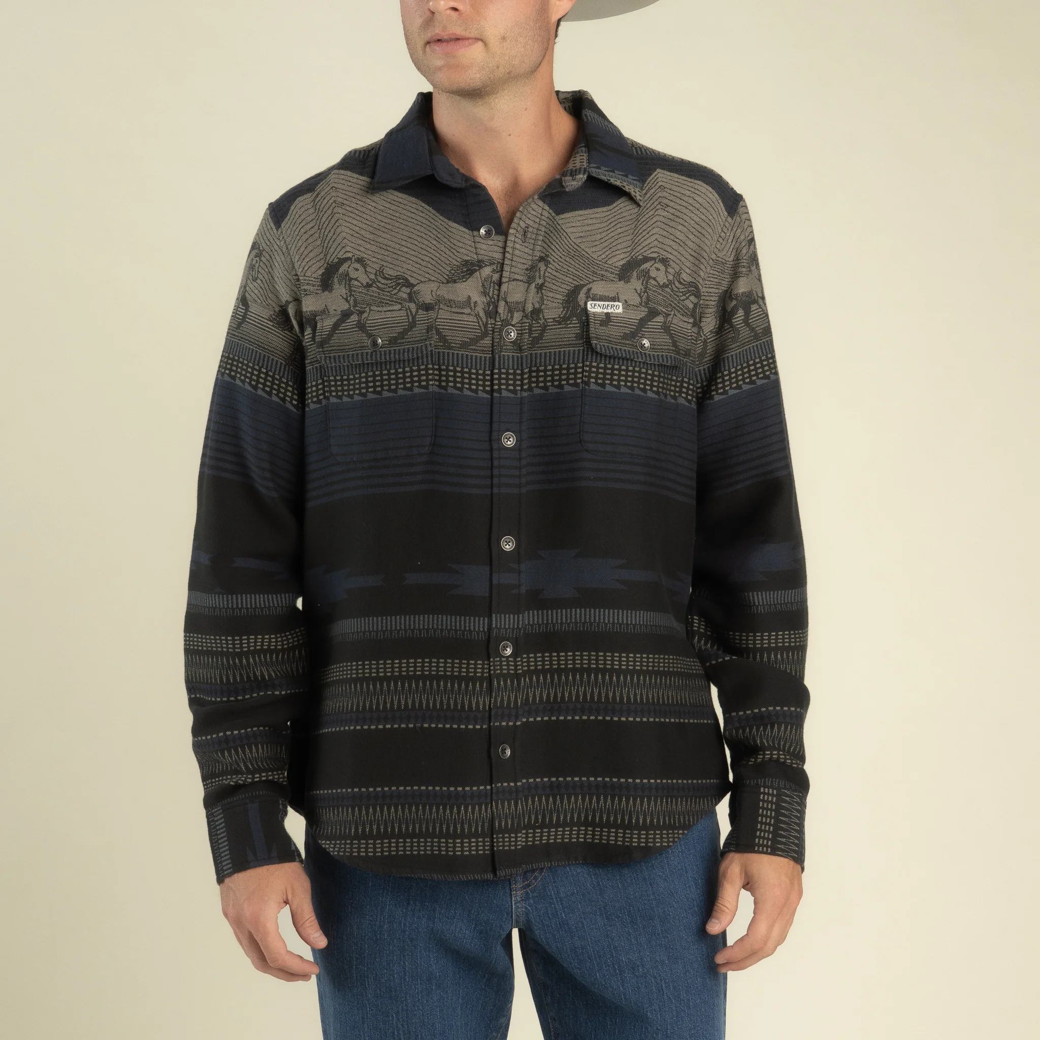 Sendero Provisions Co. Sendero Men's Boquillas Longsleeve Shirt