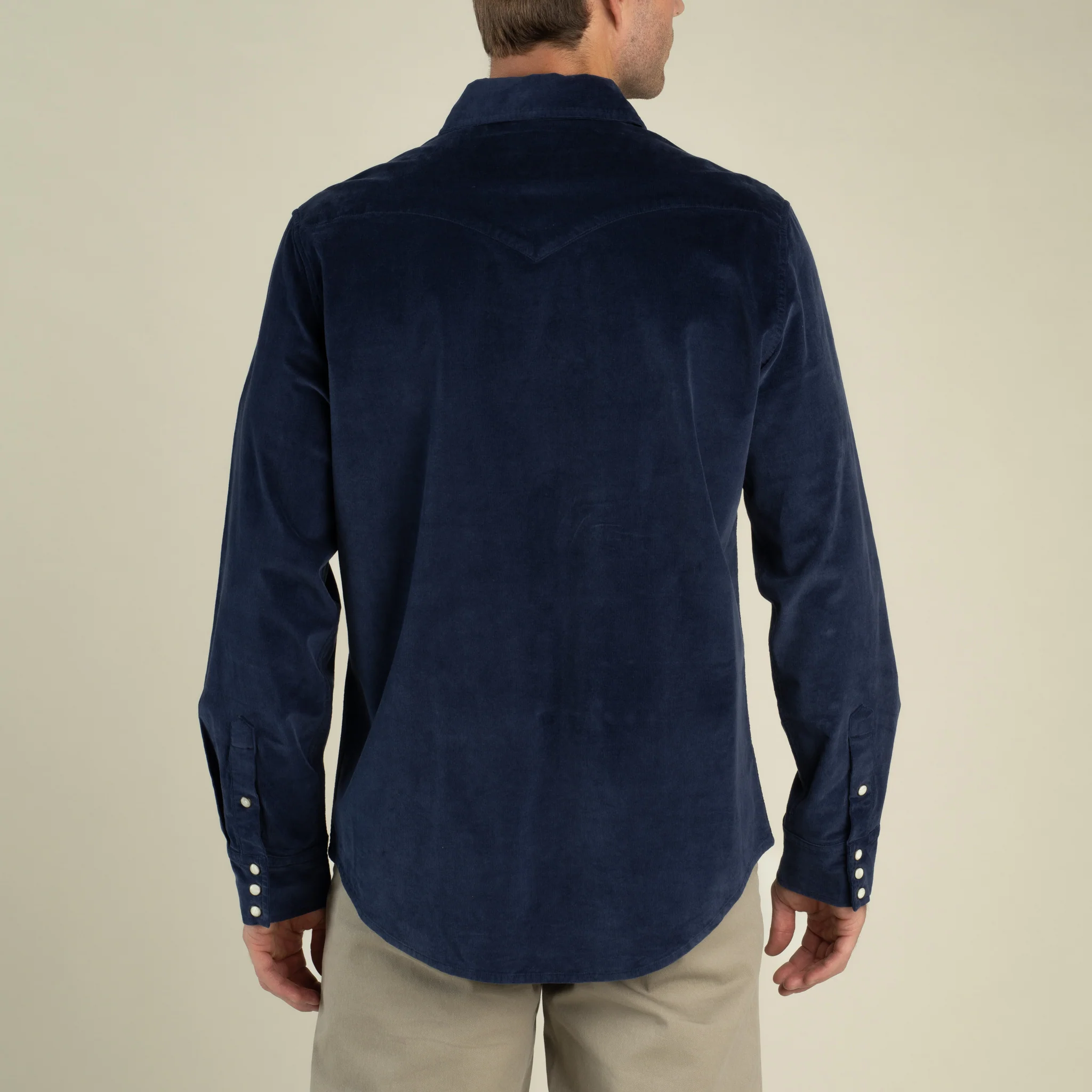Sendero Provisions Co. Sendero Men's The Wyatt Pearl Snap LS Corduroy Shirt
