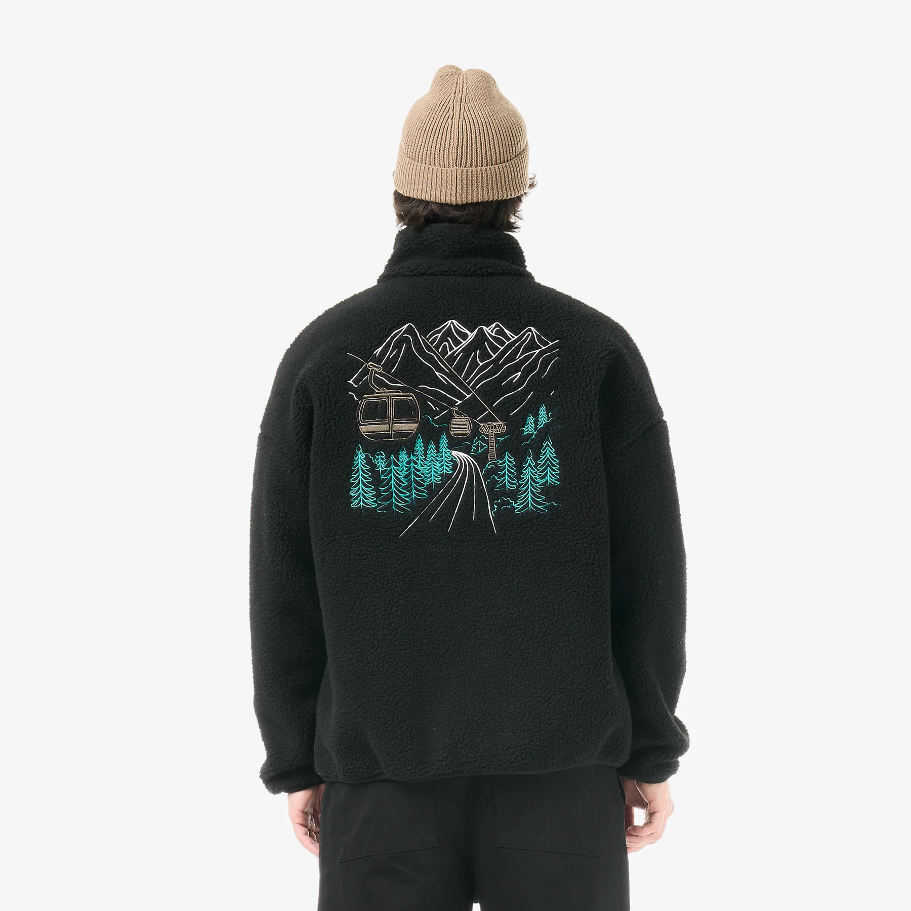 Picture Picture Men's Hafdals Embroidered Zip Fleece