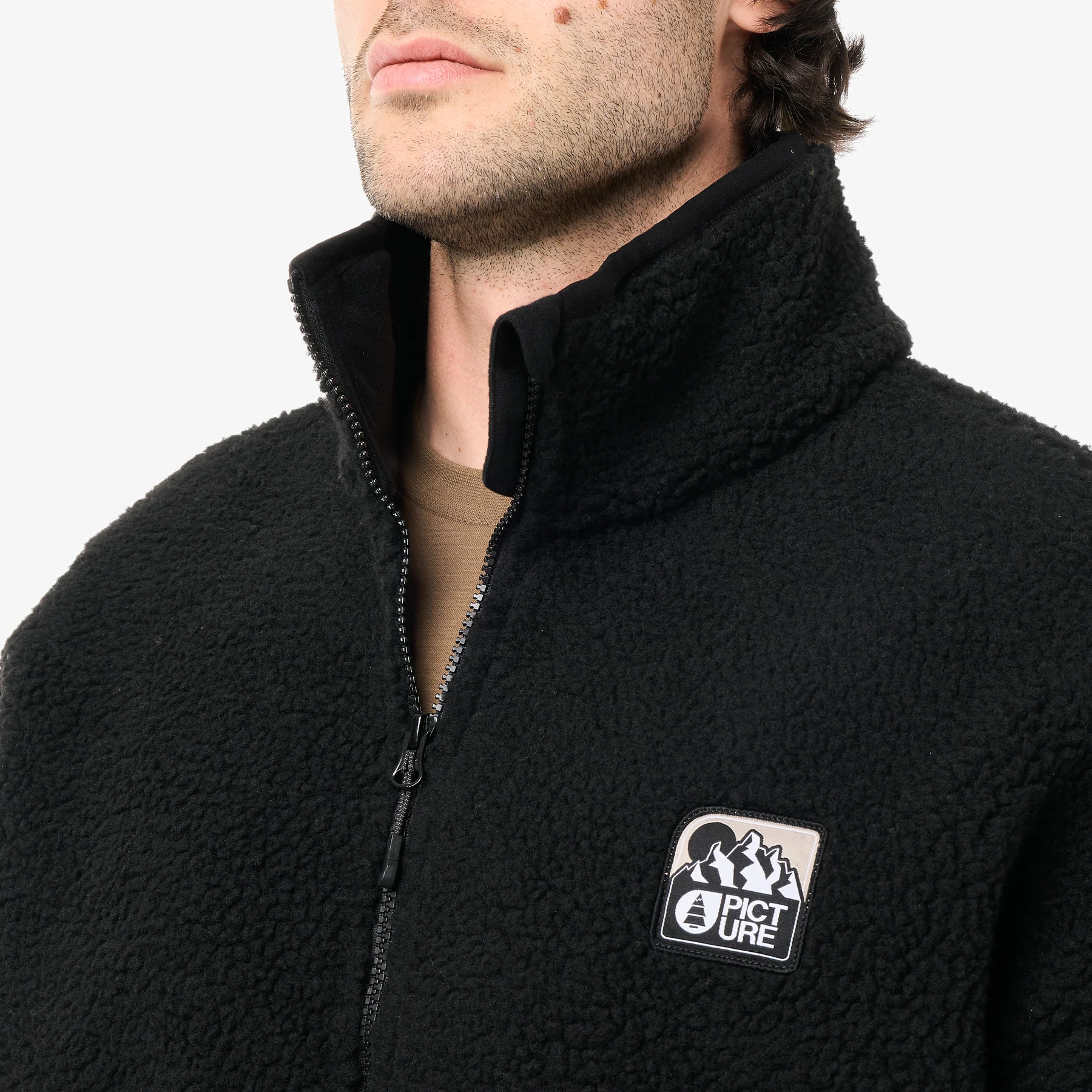 Picture Picture Men's Hafdals Embroidered Zip Fleece