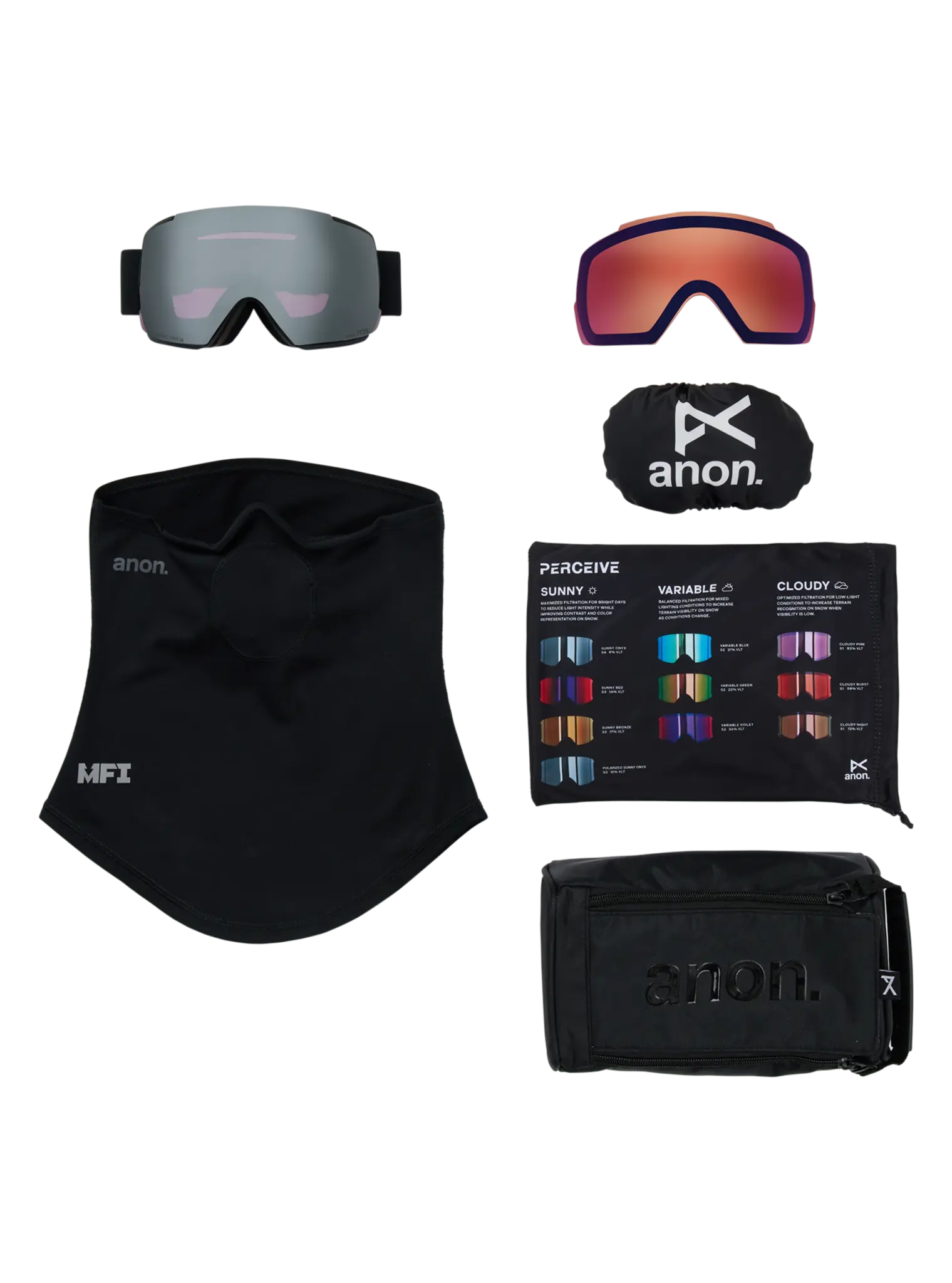 Anon. Anon M5 Snow Goggles + Bonus Lens + MFI® Face Mask