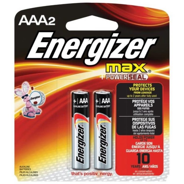 Energizer Battery AAA Energizer Max 2pk