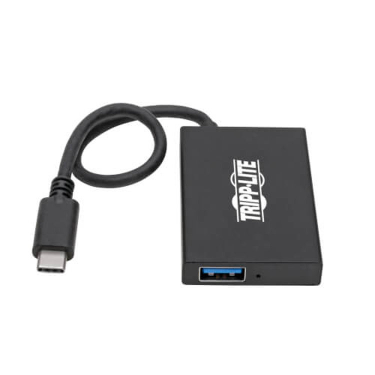 Tripp Lite USB-C Hub 4-Port USB-A Compact USB 3.1 Gen 1 Portable Aluminum