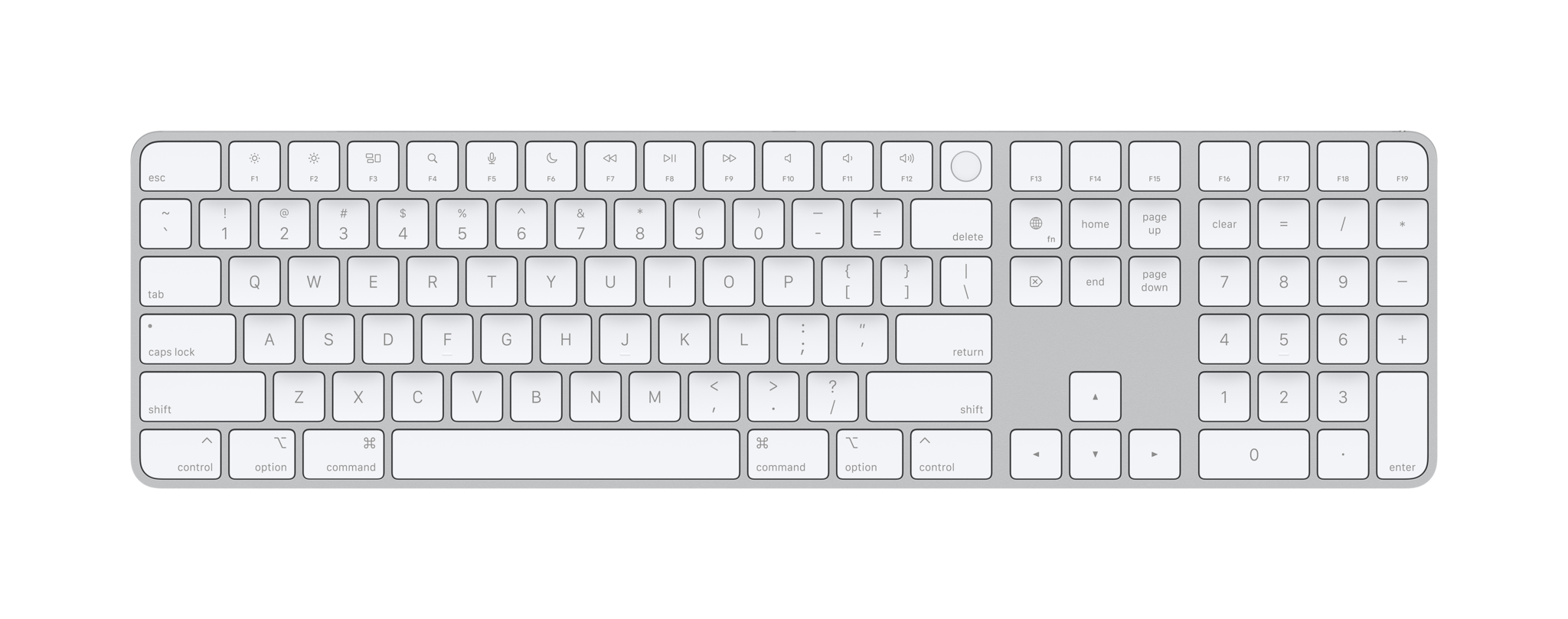 Magic Keyboard with Touch ID and Numeric Keypad for Mac computers ...