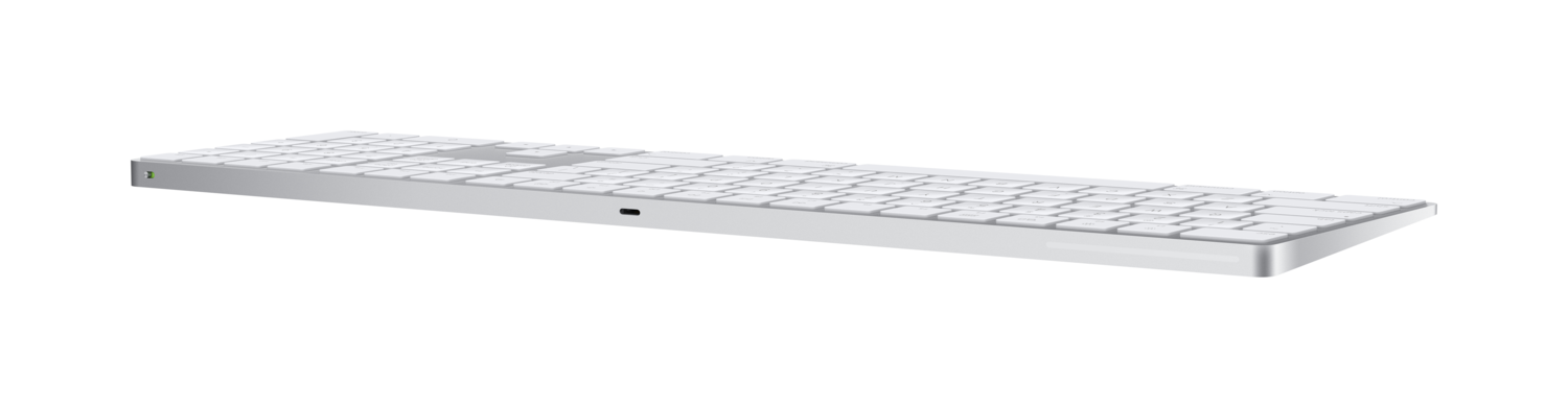 apple keyboard with numeric keypad stickers