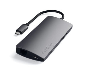 Satechi USB-C Slim Multi-Port with Ethernet Adapter - Docking station -  USB-C - HDMI - GigE