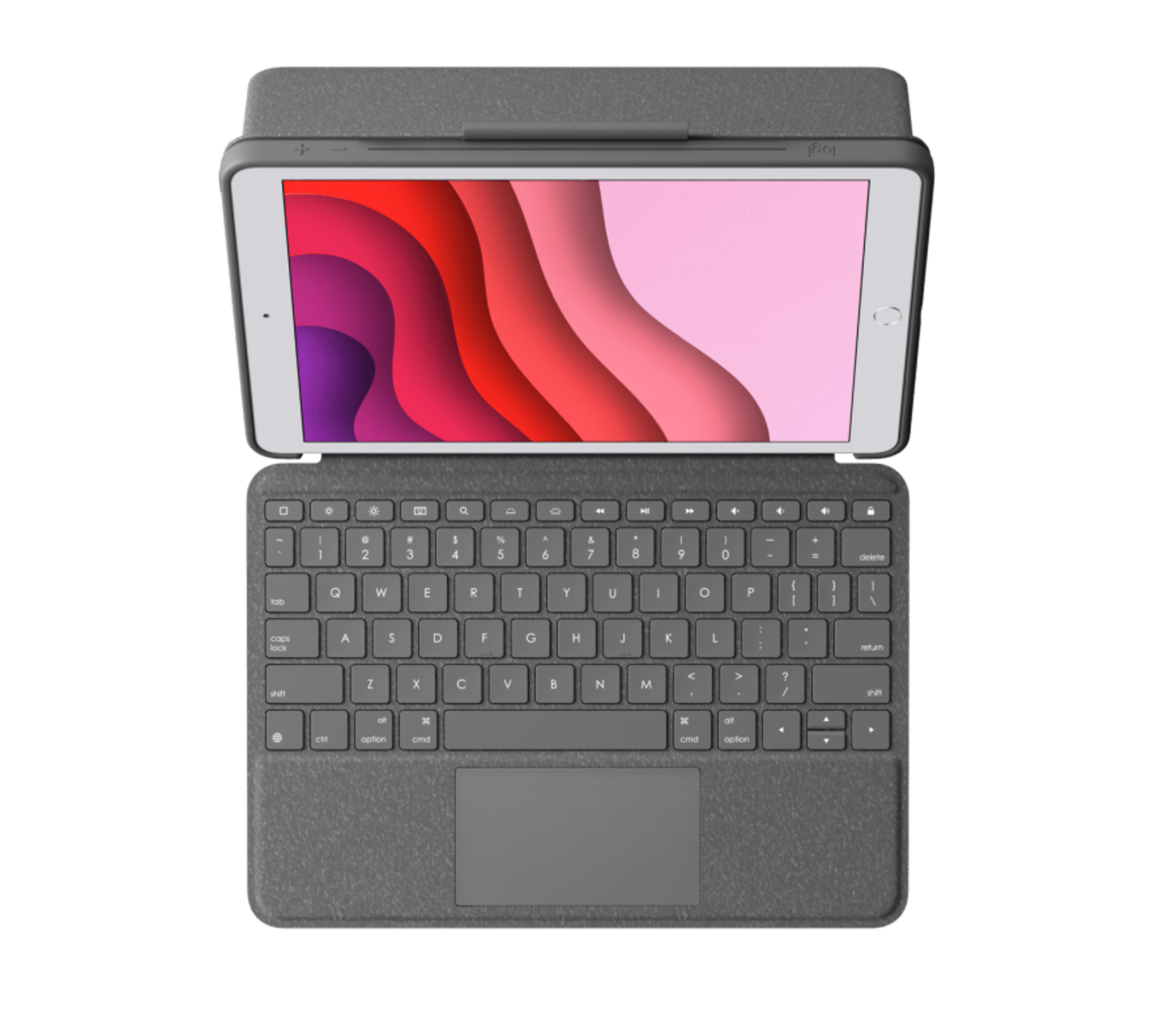 Logitech Combo Touch Backlit Keyboard Case with Trackpad for Pad