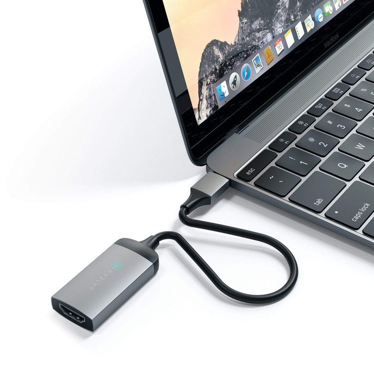 Satechi Type-C to HDMI Adapter 4K 60Hz - Space Gray