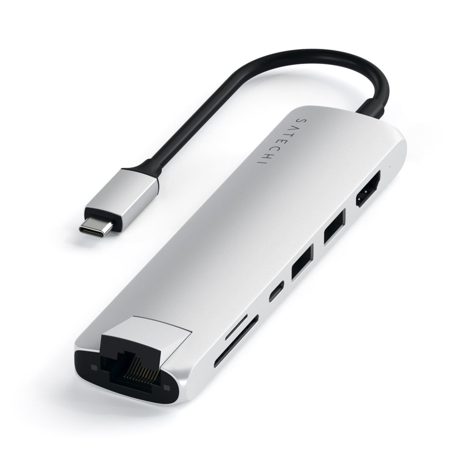 USB -C Slim Ethernet Adapter - Silver - Campus Store