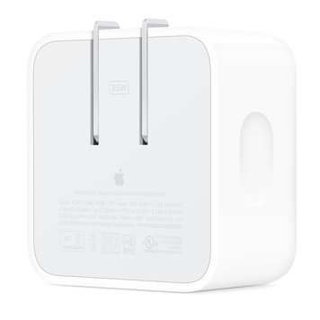 Apple 35W Dual USB-C Port Compact Power Adapter