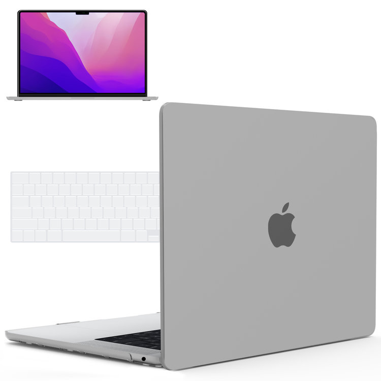 iBenzer Hardshell Case and Keyboard Cover for 13-inch MacBook Air M-series - Clear